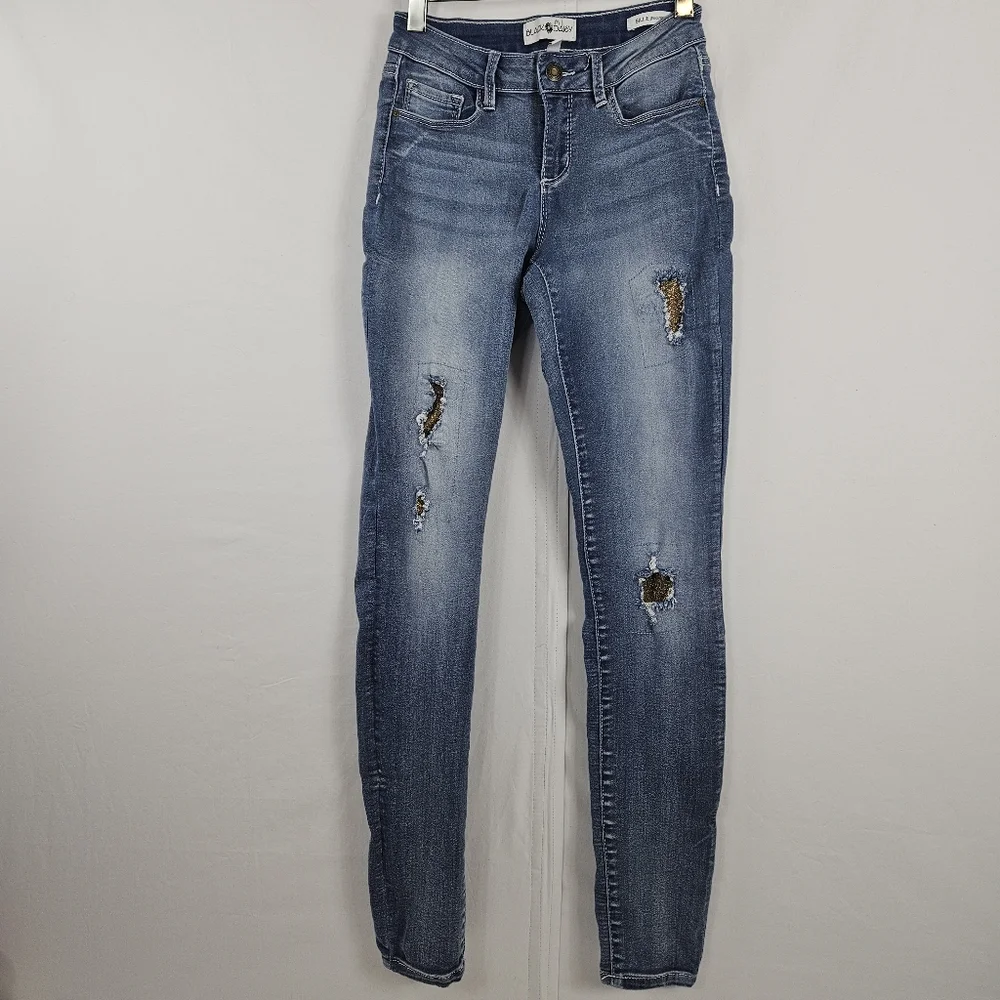 Black Daisy Billie factory distressed jeggings size 1 / 25